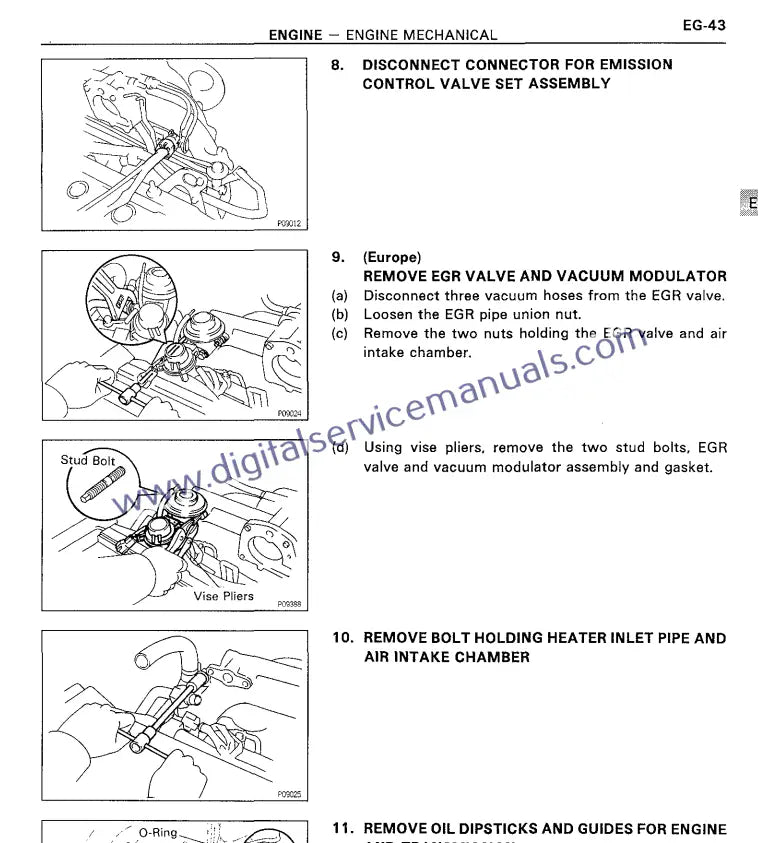 Perform precise repair on your Toyota Land Cruiser J70 (1990-2014) with our interactive repair guide. Get detailed, step-by-step procedures for every component, ensuring thorough service in your workshop