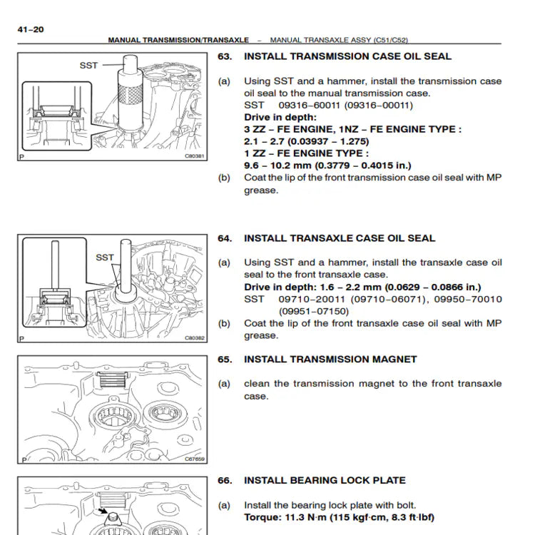 Explore the interactive repair manual for Toyota Corolla (2002-2007) engine service. Detailed guides and dynamic views for your engine workshop needs.