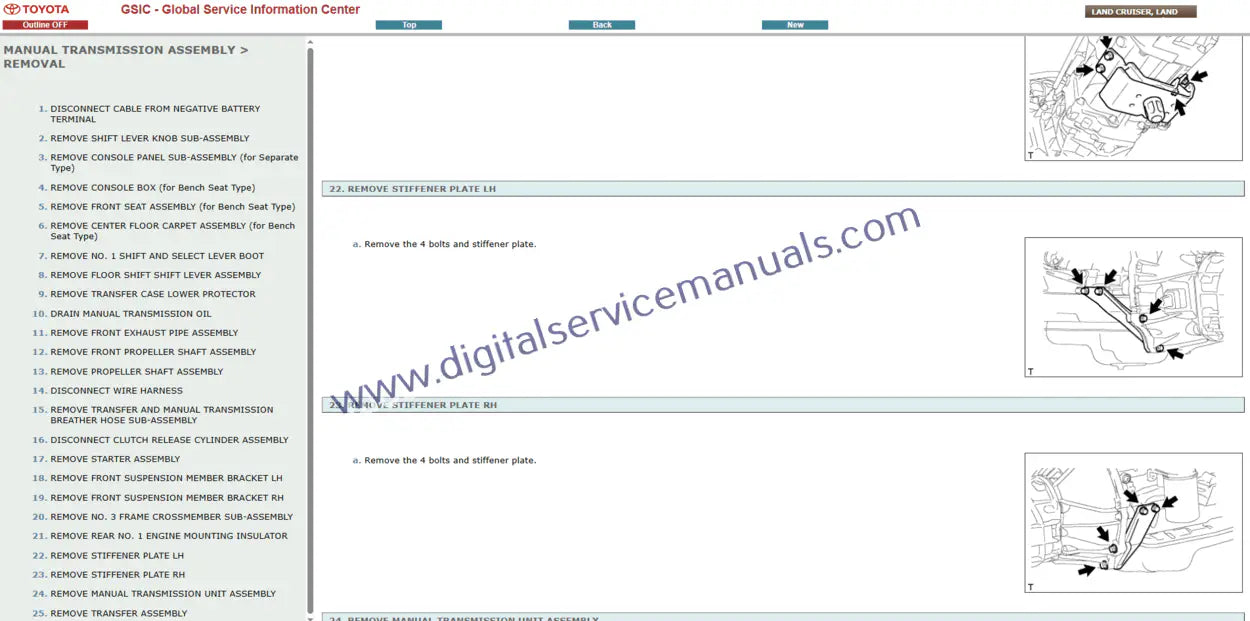 Utilize the interactive service manual for Toyota Land Cruiser / Land Cruiser Prado J150 (2013-2015) suspension and chassis repair. Your essential dynamic guide for workshop diagnosis and maintenance of these critical systems.
