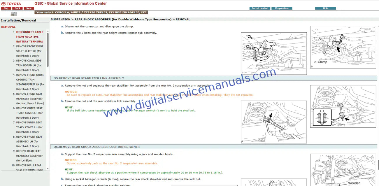 Access our comprehensive Toyota Corolla Auris (2006-2007) interactive diagnostics & wiring manual. This dynamic service manual is ideal for detailed troubleshooting and repair in your workshop.