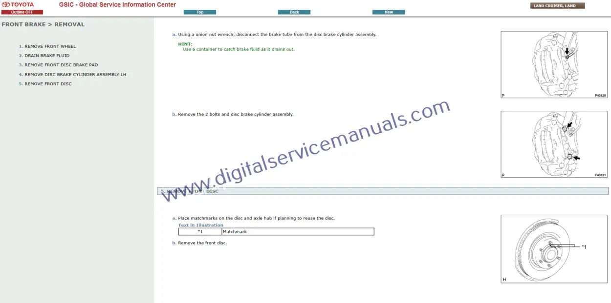Access our complete digital service & electrical manual interactive for Toyota Land Cruiser and Land Cruiser Prado J150 (2013-2015). This dynamic workshop manual and repair manual is your ultimate guide for comprehensive maintenance.