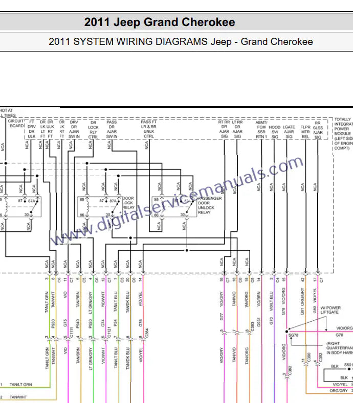 Dive into detailed sections with the Jeep Grand Cherokee WK (2011-2013) Official Factory Service Manual PDF. From engine service to transmission repair, this workshop manual offers comprehensive information for every task.