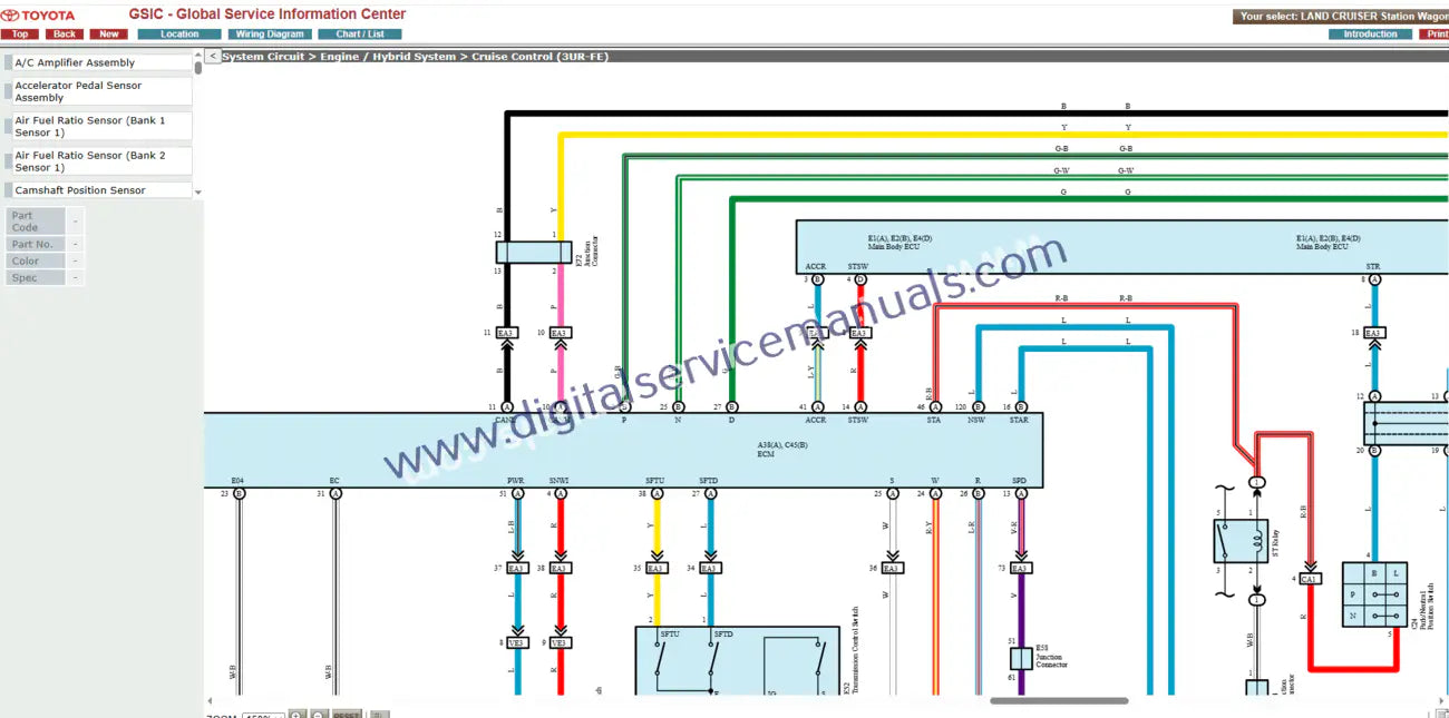 Efficiently resolve electrical issues using the Toyota Land Cruiser Station Wagon J200 (2007-2010) interactive electrical troubleshooting manual. Pinpoint faults and perform precise repair with ease in your workshop.
