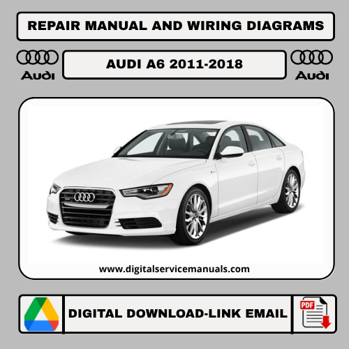 Audi A6 (C7/4G) 2011-2018 workshop manual: Comprehensive repair manual and service manual guide for Audi A6 (C7/4G) models from 2011 to 2018. Your essential resource for Audi A6 (C7/4G) maintenance and workshop needs.