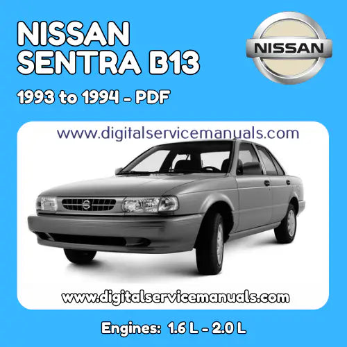 Nissan Sentra B13 (1993-1994) Repair & Wiring Reference Guide PDF: Your complete workshop manual and service manual for all models from 1993 to 1994. This essential resource includes comprehensive repair procedures and detailed wiring diagrams.