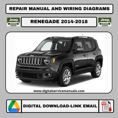 Advanced Jeep Renegade (2014-2018) Digital Repair & Wiring PDF: Your complete workshop manual and service manual for 2014-2018 models. This digital resource includes comprehensive repair procedures and detailed wiring diagrams, an indispensable tool for efficient workshop maintenance.