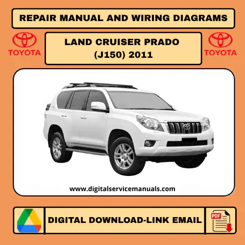 Toyota Land Cruiser / Land Cruiser Prado J150 (2011) Professional Interactive Service Manuals & Wiring Diagrams: The Ultimate Workshop Solution for comprehensive repair manual and service manual needs. This indispensable digital resource includes all wiring diagrams and detailed procedures for 2011 models, perfect for every professional workshop