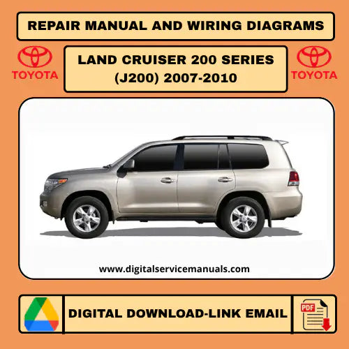 Toyota Land Cruiser Station Wagon J200 (2007-2010) Interactive Maintenance & Electrical Troubleshooting Manual: Your complete digital workshop manual and service manual. This indispensable resource offers comprehensive maintenance guides and detailed electrical troubleshooting for 2007-2010 models, ideal for any professional or DIY workshop