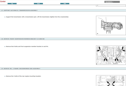 engine-specific repair manual for the 2015-2016 Toyota 4Runner, detailing engine overhaul, maintenance, and diagnostic procedures for its specific engine variants.