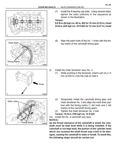 Perform detailed engine service and repair using the Toyota 4Runner (2003-2005) workshop manual PDF. This comprehensive guide ensures you have all the information needed for your vehicle.