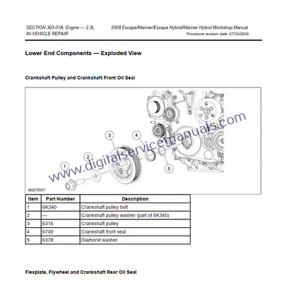 Download our complete Ford Escape Hybrid & Mercury Mariner Hybrid (2008-2011) workshop manual PDF. This digital repair manual and service manual is ideal for your hybrid SUV