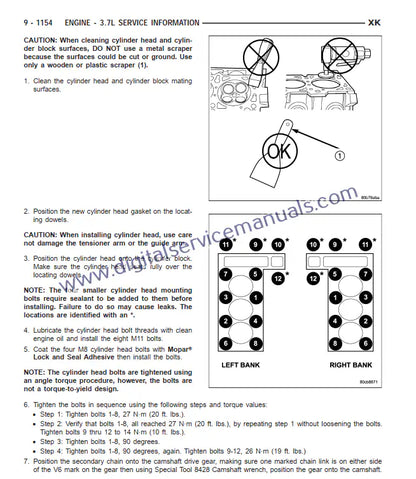 Access the Jeep Commander XK (2006-2010) repair manual PDF for detailed engine service. Essential guides for your Commander's engine workshop needs, ready for download.