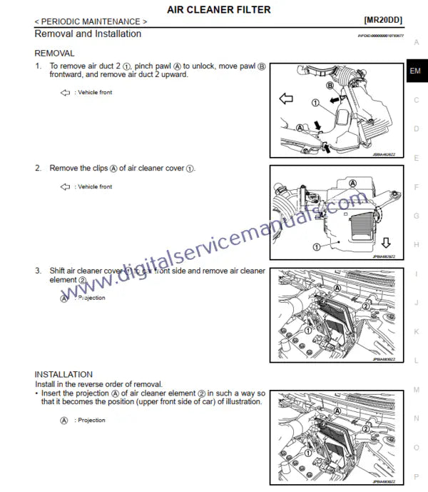 Download our complete Nissan X-Trail T32 (2014-2017) workshop manual PDF. This comprehensive repair manual and service manual is ideal for all your vehicle's maintenance needs.