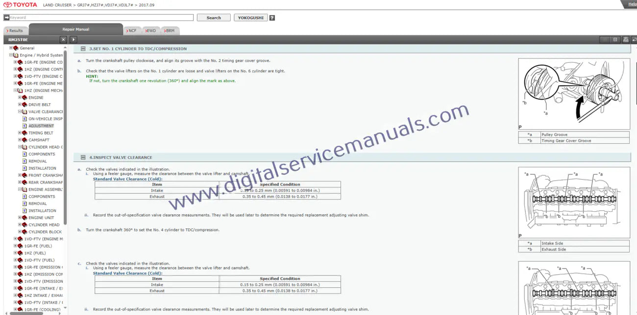 Access our comprehensive Toyota Land Cruiser J70 (2014-2022) interactive service & wiring diagram package. This digital workshop manual and repair manual offers dynamic tools for all your vehicle's maintenance needs
