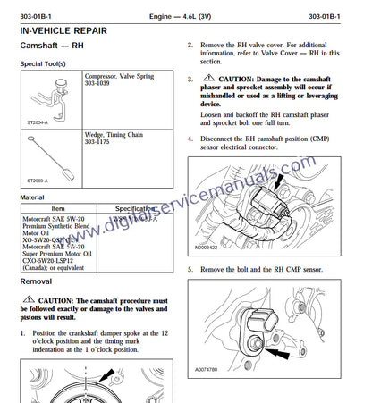 Access the Ford Mustang (2005-2009) repair manual PDF for detailed engine service. Essential guides for your Ford Mustang engine's workshop needs.