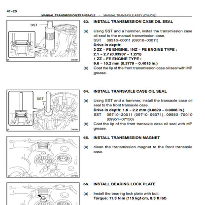 Explore the interactive repair manual for Toyota Corolla (2002-2007) engine service. Detailed guides and dynamic views for your engine workshop needs.
