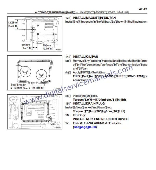 Perform precise service on your Toyota Land Cruiser J100 (1998-2007) with our interactive workshop manual. Get detailed, step-by-step procedures for every component, ensuring thorough repair.