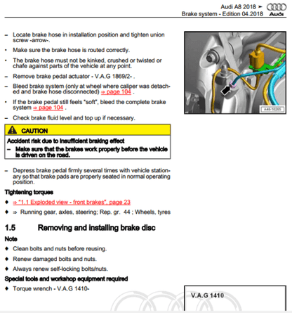 Download our complete Audi A8 (2018-2020) workshop manual with a repair manual and service manual for your Audi A8 vehicle.