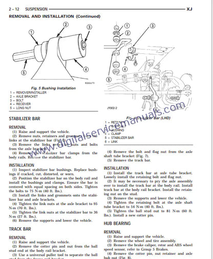 Download our complete Jeep Cherokee XJ (1996-2001) workshop manual PDF. This digital repair manual and service manual is ideal for your Jeep Cherokee.