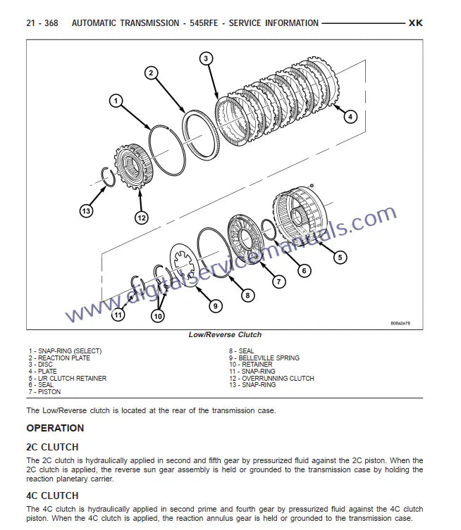 Get the Jeep Commander XK (2006-2010) transmission service manual PDF. Your vital guide for workshop diagnosis and repair of Jeep Commander transmission systems, available for download.