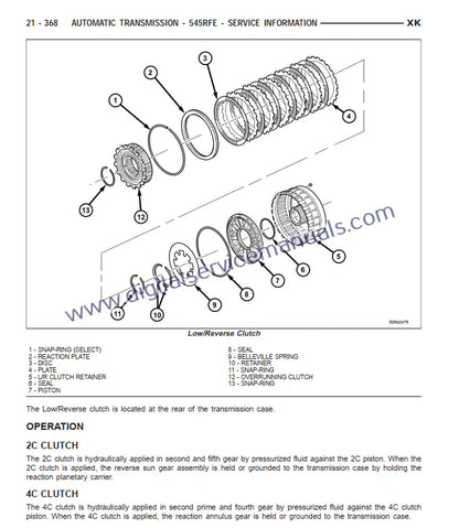 Get the Jeep Commander XK (2006-2010) transmission service manual PDF. Your vital guide for workshop diagnosis and repair of Jeep Commander transmission systems, available for download.