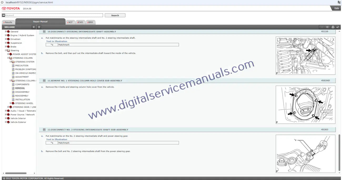 Utilize the interactive service manual for Toyota 4Runner (2009-2016) transmission repair. Your essential dynamic guide for workshop diagnosis and maintenance of all transmission systems, integrated with full wiring diagrams for troubleshooting