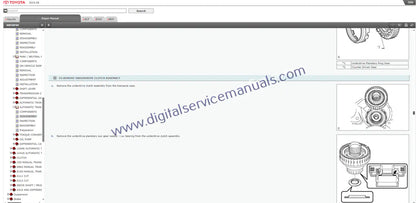 Utilize the interactive service manual for Toyota Corolla/Auris (2008-2010) transmission repair. Your essential dynamic guide for workshop diagnosis and maintenance of all driveline systems.