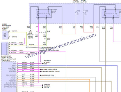 Find detailed electrical diagrams in our Ford Mustang (2015-2017) repair manual PDF. Crucial for service and precise troubleshooting in your workshop.
