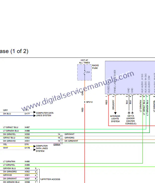 Find detailed electrical diagrams in our Jeep Grand Cherokee WK2 (2014-2018) repair manual PDF. Crucial for service and precise troubleshooting in your workshop, simply download.
