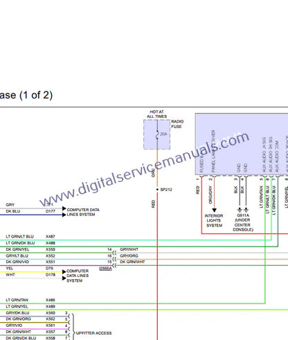 Find detailed electrical diagrams in our Jeep Grand Cherokee WK2 (2014-2018) repair manual PDF. Crucial for service and precise troubleshooting in your workshop, simply download.