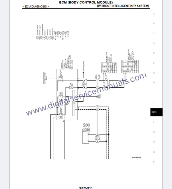 Navigate electrical issues easily with the wiring diagrams included in your Nissan X-Trail T31 (2007-2013) manual PDF. This indispensable tool is perfect for accurate electrical troubleshooting and repair.