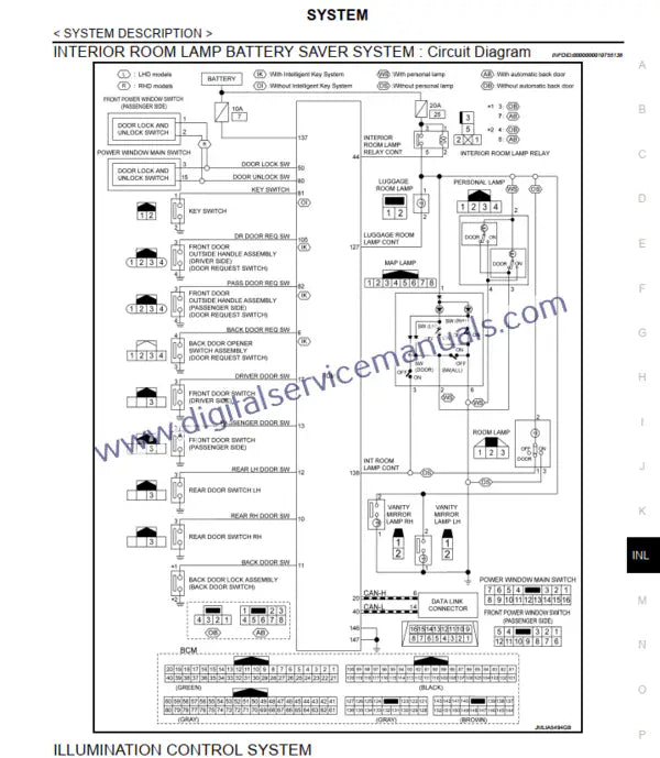 Access official electrical wiring diagrams for the Nissan X-Trail T32 (2014-2017). This crucial PDF is an indispensable tool for accurate repair and troubleshooting.
