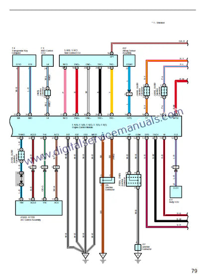 Find detailed electrical diagrams in our Toyota 4Runner (2003-2005) repair manual PDF. Crucial for service and precise troubleshooting in your workshop.