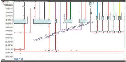 Navigate detailed interactive electrical wiring diagrams within our Toyota Land Cruiser / Land Cruiser Prado J150 (2013-2014) auto repair guide. Crucial for electrical service and precise troubleshooting in your workshop.