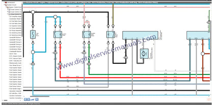 Navigate electrical issues fast with the Toyota Land Cruiser Station Wagon J200 (2014-2015) Interactive Wiring Reference Guide. Essential for precise service and repair in your workshop, featuring comprehensive circuit diagrams.