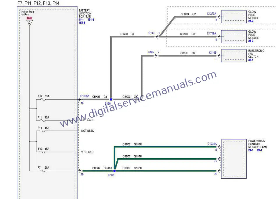 Find detailed electrical diagrams in our Ford Ranger (2015-2019) repair manual PDF. Crucial for service and precise troubleshooting in your workshop