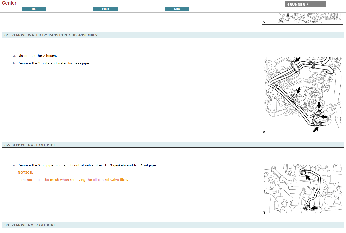 Factory service manual for the 2015-2016 Toyota 4Runner, providing comprehensive technical specifications, diagnostic codes, and repair procedures.