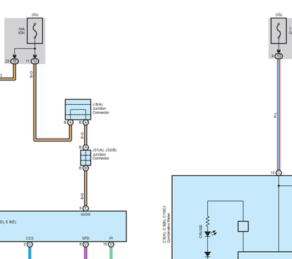 Detailed electrical wiring diagrams for the 2006-2009 Toyota 4Runner, illustrating circuit layouts, component connections, and pinouts for troubleshooting and repair.