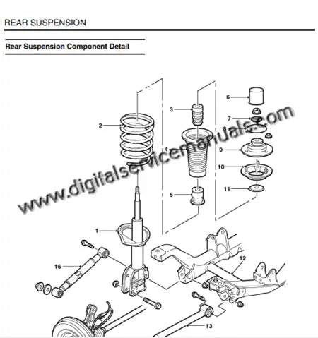 Land Rover Freelander 1 2001-2006 manual for digital service including IRD unit, brakes, and suspension repair data.