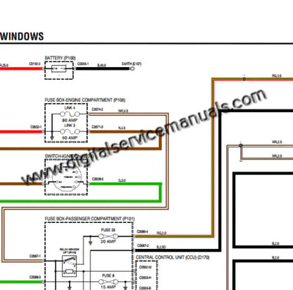 Digital electrical wiring diagrams and system schematics for 2001-2006 Land Rover Freelander 1 service manual.