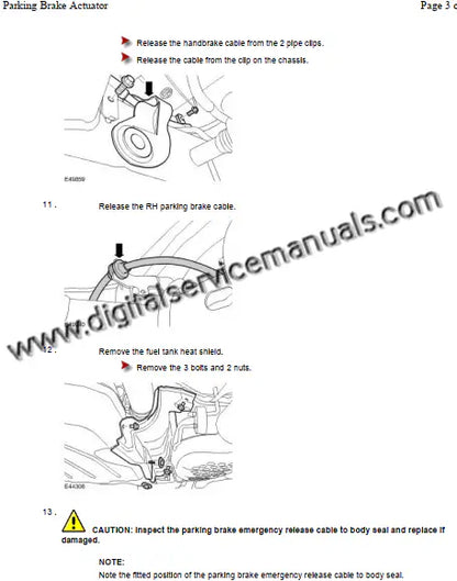 Digital service manual covering air suspension, ABS brakes, and chassis repair for Land Rover Discovery 3 2004-2009.