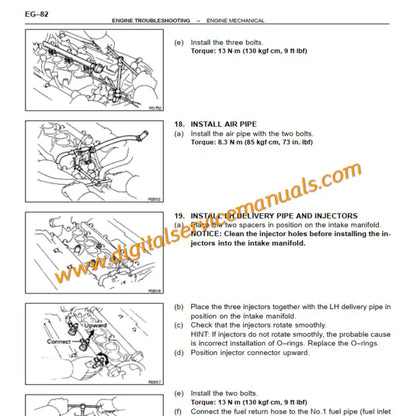 Engine overhaul instructions for 1991-1994 Lexus ES300 featuring the 3.0L 3VZ-FE V6 factory service manual data.