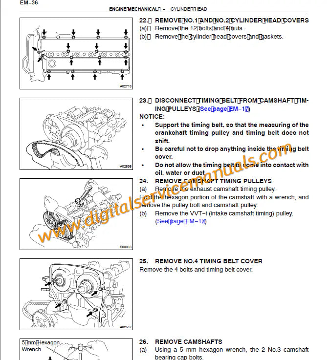 Engine repair guide for 1998-2005 Lexus GS400 and GS300 including 1UZ-FE and 2JZ-GE digital service manual specifications.