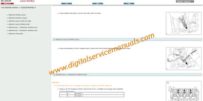 Engine repair guide for 2009-2013 Lexus GX460 URJ150 including 1UR-FE V8 digital service manual specifications.