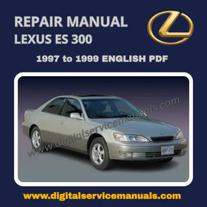 PDF format 1997-1999 Lexus ES300 factory-level workshop digital manual for Windows-based PDF software.
