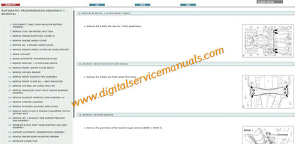 A960E automatic and RA62/RA63 manual gearbox technical diagrams for Lexus IS GSE20 ALE20 2006-2013 digital repair manual.