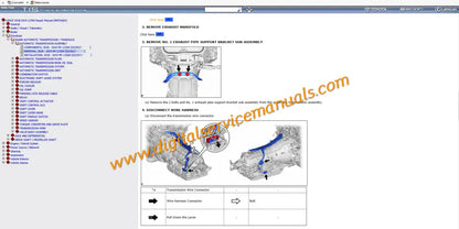AGA0E 10-speed automatic transmission and drivetrain schematics for Lexus LC500 2018-2023 digital repair manual.
