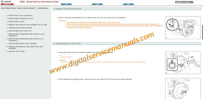 P313 and Q211 hybrid drive system and transaxle assembly diagrams for Lexus RX450h 2008-2012 digital repair manual.