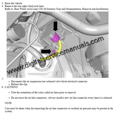 Automatic transmission and advanced drivetrain service diagrams for New Range Rover L460 2022+ digital repair manual.