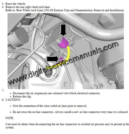 Automatic transmission and advanced drivetrain service diagrams for New Range Rover L460 2022+ digital repair manual.